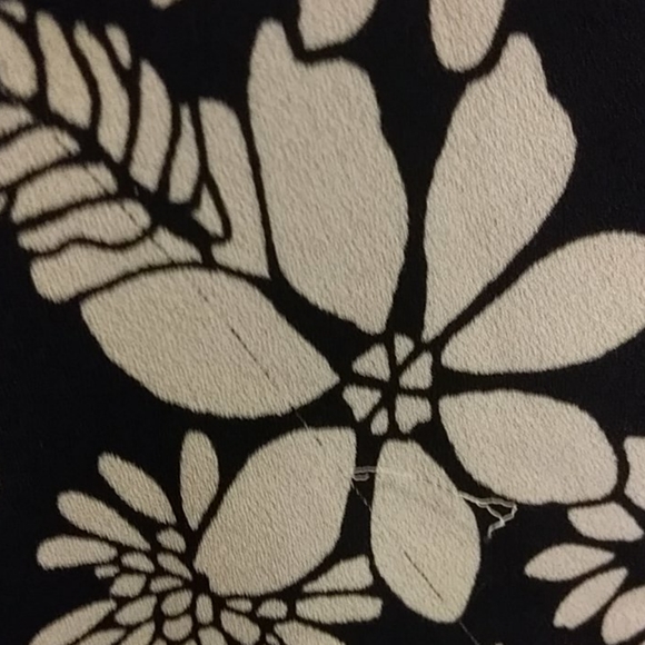 Jonathan Martin, Size 8, Black & Tan Floral Dress, Sleeveless Summer - Picture 5 of 5